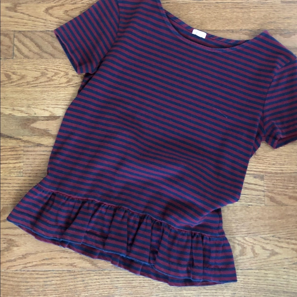 J. Crew Peplum Shirt